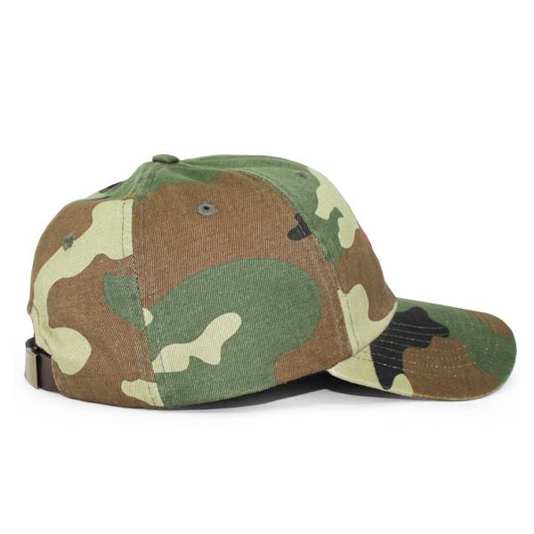 7ユニオン CALIF BENT STRAPBACK WOODLAND CAMO 7ユニオン ストラップバック ロープロファイルキャップ LOW PROFILE DAD HAT