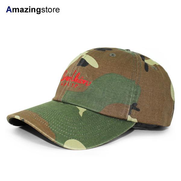 7ユニオン CALIF BENT STRAPBACK WOODLAND CAMO 7ユニオン ストラップバック ロープロファイルキャップ LOW PROFILE DAD HAT