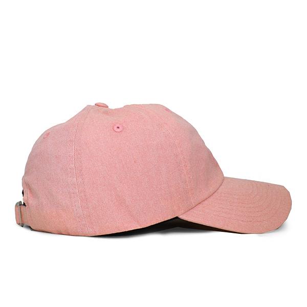 7ユニオン CHAOS BENT BRIM STRAPBACK WASHED PINK 7UNION ロープロファイルキャップ LOW PROFILE