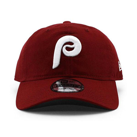 ニューエラ キャップ 9TWENTY フィラデルフィア フィリーズ MLB CORE CLASSIC STRAPBACK CAP BURGUNDY