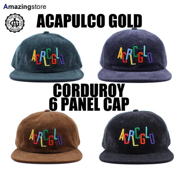 4色展開 アカプルコ ゴールド CORDUROY 6 PANEL CAP ACAPULCO GOLD