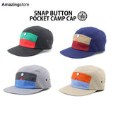 4色展開 アカプルコ ゴールド キャンプ キャップ  SNAP BUTTON POCKET CAMP CAP