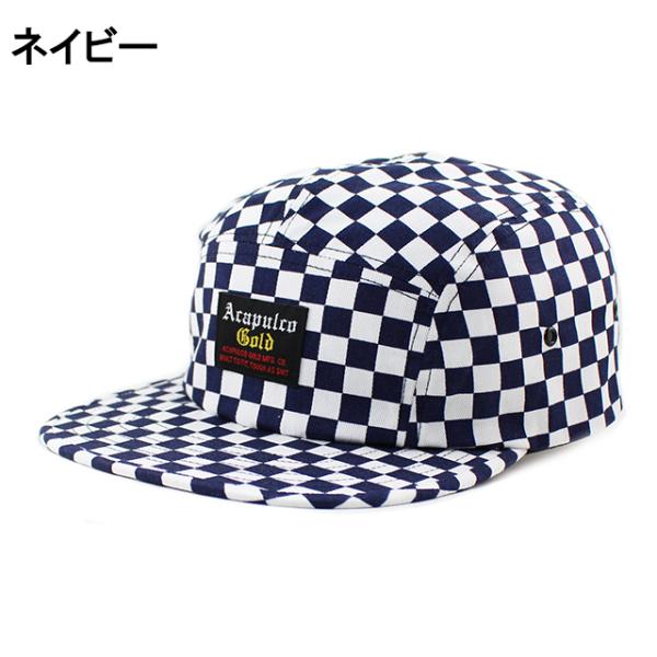 アカプルコ ゴールド キャンプキャップ 【CHECKERBOARD CAMP CAP】 ACAPULCO GOLD