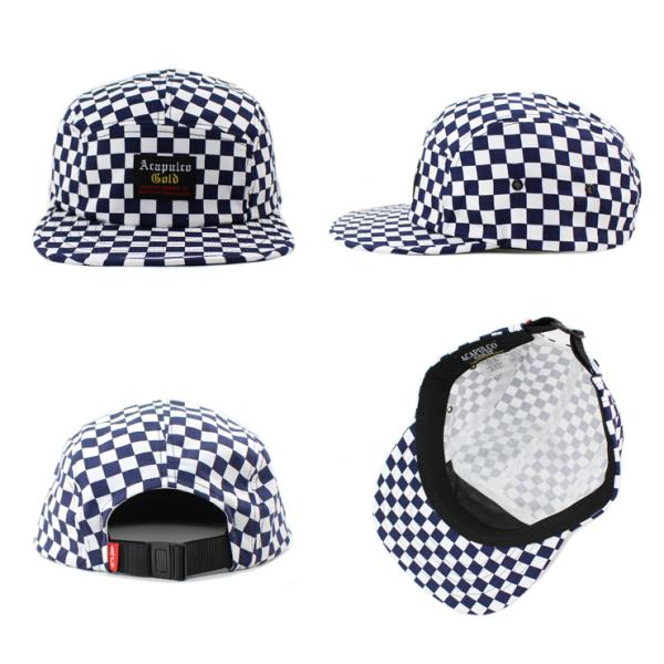 アカプルコ ゴールド キャンプキャップ 【CHECKERBOARD CAMP CAP】 ACAPULCO GOLD