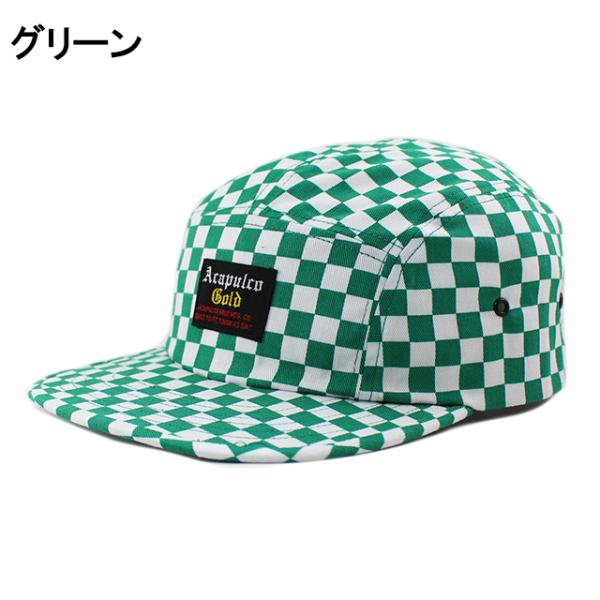 アカプルコ ゴールド キャンプキャップ 【CHECKERBOARD CAMP CAP】 ACAPULCO GOLD