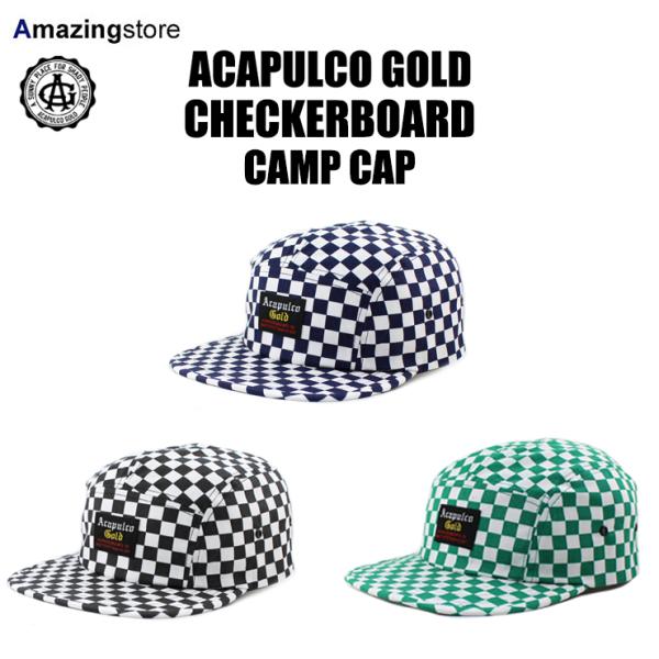 アカプルコ ゴールド キャンプキャップ 【CHECKERBOARD CAMP CAP】 ACAPULCO GOLD