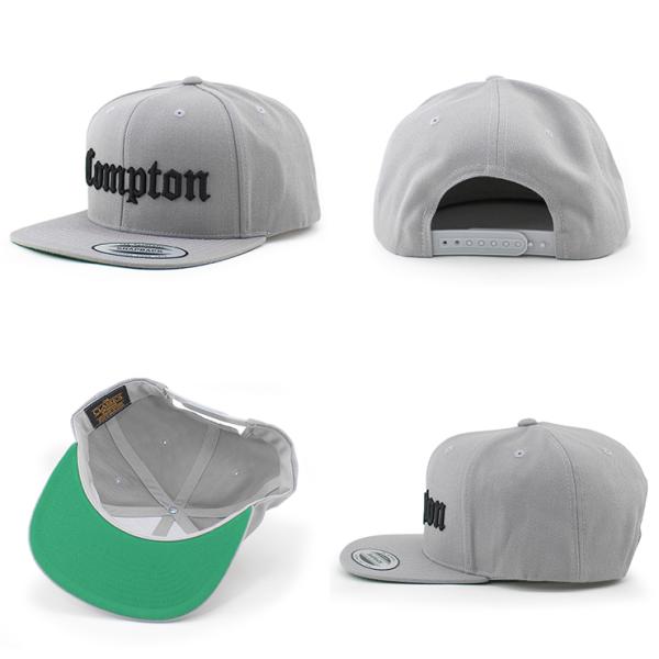 6色展開 コンプトン スナップバック キャップ OLD ENGLISH SNAPBACK CAP