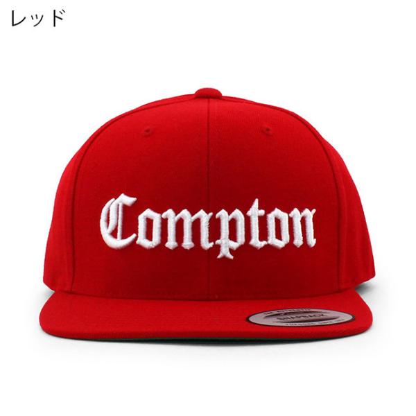 6色展開 コンプトン スナップバック キャップ OLD ENGLISH SNAPBACK CAP
