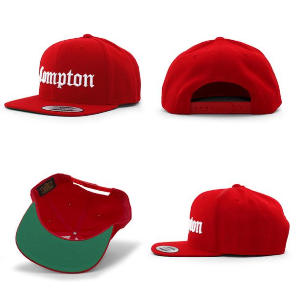 6色展開 コンプトン スナップバック キャップ OLD ENGLISH SNAPBACK CAP