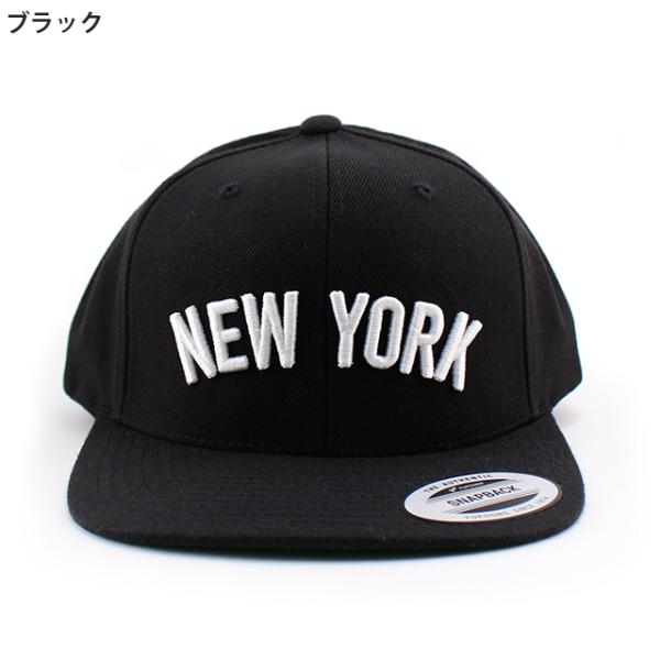 4色展開 ニューヨーク NEW YORK ARCH LOGO SNAPBACK CAP ユーポン フレックスフィット YUPOONG FLEXFIT