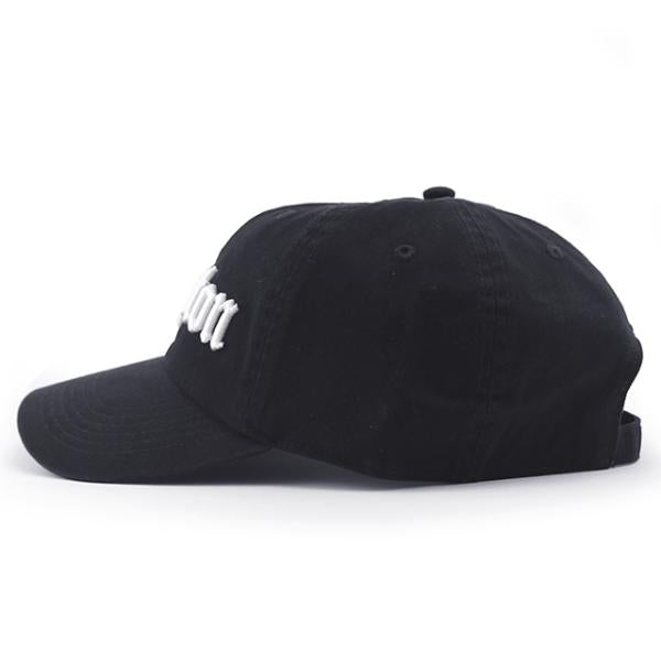 ニューハッタン キャップ ストラップバック コンプトン OLD ENGLISH STRAPBACK CAP BLACK WHITE
