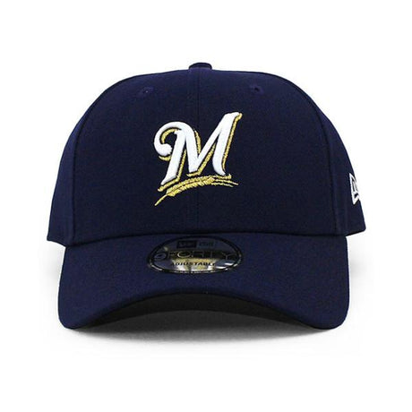 ニューエラ キャップ 9FORTY ミルウォーキー ブルワーズ MLB THE LEAGUE GAME ADJUSTABLE CAP NAVY NEW ERA MILWAUKEE BREWERS