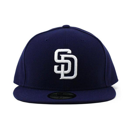 DEADSTOCK ニューエラ キャップ 59FIFTY サンディエゴ パドレス  MLB 2007-2016 ON FIELD PERFORMANCE ALTERNATE FITTED CAP NAVY  NEW ERA SAN DIEGO PADRES