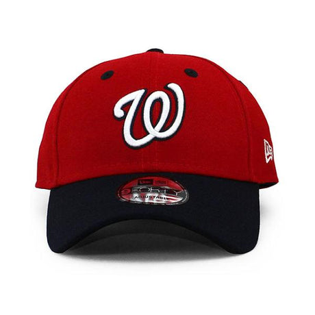 ニューエラ キャップ 9FORTY ワシントン ナショナルズ  MLB THE LEAGUE ALTERNATE-2 ADJUSTABLE CAP RED-NAVY  NEW ERA WASHINGTON NATIONALS