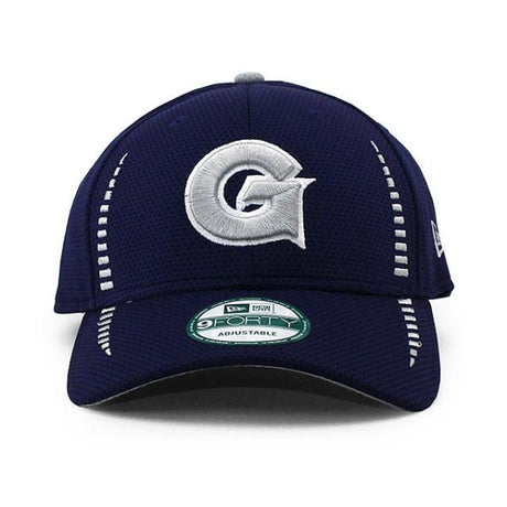 ニューエラ キャップ 9FORTY ジョージタウン ホヤス NCAA SPEED TECH ADJUSTABLE CAP NAVY