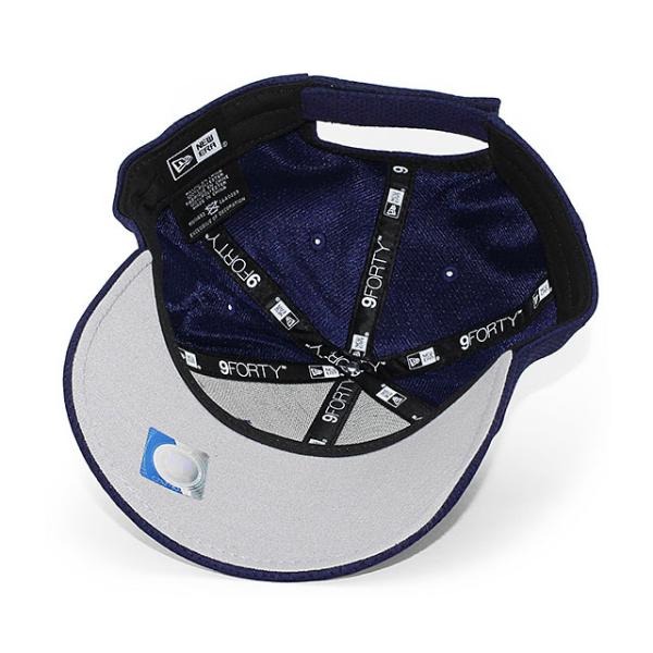 ニューエラ キャップ 9FORTY ジョージタウン ホヤス NCAA SPEED TECH ADJUSTABLE CAP NAVY
