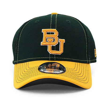 ニューエラ キャップ 39THIRTY ベイラー ベアーズ NCAA 2-TONE NEO FLEX FIT CAP GREEN