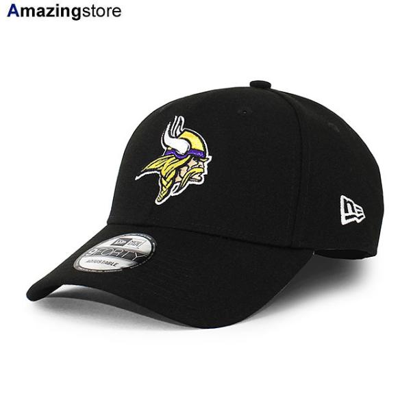 ニューエラ キャップ 9FORTY ミネソタ バイキングス NFL THE LEAGUE ADJUSTABLE CAP BLACK