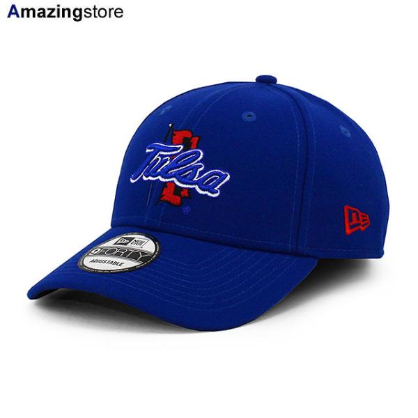 ニューエラ キャップ 9FORTY タルサ ゴールデンハリケーン NCAA THE LEAGUE ADJUSTABLE CAP BLUE