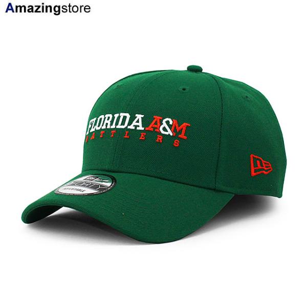 ニューエラ キャップ 9FORTY フロリダ A&M ラトラーズ NCAA THE LEAGUE ADJUSTABLE CAP GREEN