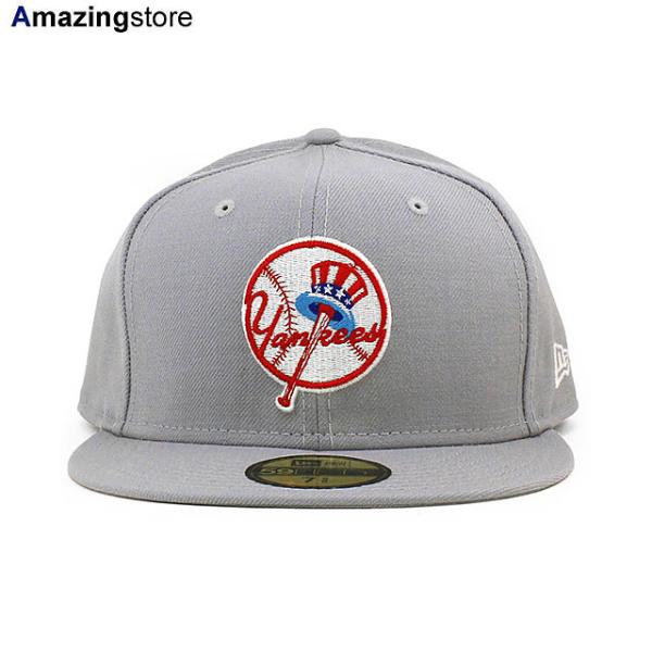 ニューエラ キャップ 59FIFTY ニューヨーク ヤンキース MLB 1946 COOPERSTOWN TEAM BASIC FITTED CAP GREY