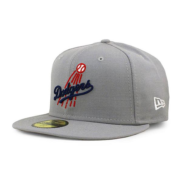 ニューエラ キャップ 59FIFTY ロサンゼルス ドジャース MLB 1958 COOPERSTOWN FITTED CAP GREY
