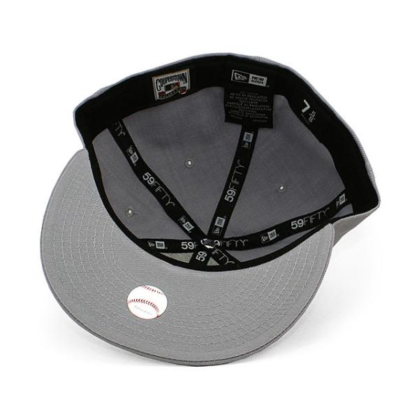 ニューエラ キャップ 59FIFTY ロサンゼルス ドジャース MLB 1958 COOPERSTOWN FITTED CAP GREY