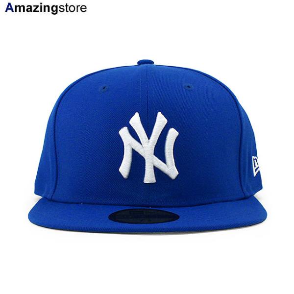 ニューエラ キャップ 59FIFTY ニューヨーク ヤンキース MLB TEAM BASIC FITTED CAP BLUE