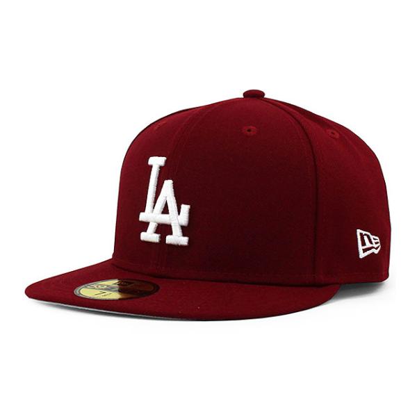 ニューエラ キャップ 59FIFTY ロサンゼルス ドジャース MLB TEAM BASIC FITTED CAP CARDINAL