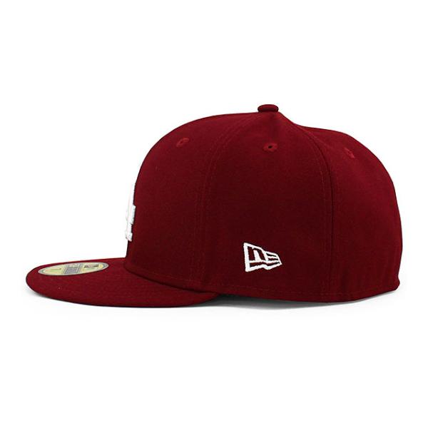 ニューエラ キャップ 59FIFTY ロサンゼルス ドジャース MLB TEAM BASIC FITTED CAP CARDINAL