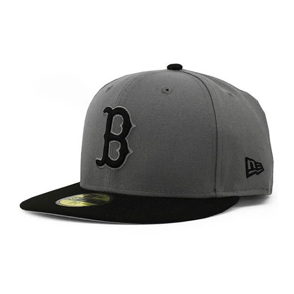 ニューエラ キャップ 59FIFTY ボストン レッドソックス MLB 2T TEAM BASIC FITTED CAP GREY BLACK