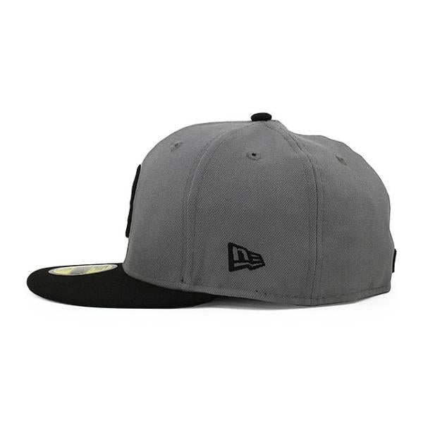 ニューエラ キャップ 59FIFTY ボストン レッドソックス MLB 2T TEAM BASIC FITTED CAP GREY BLACK