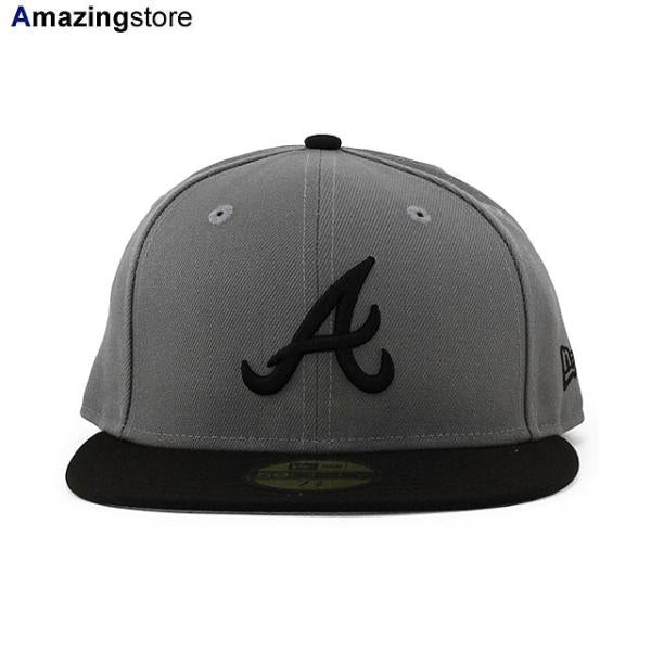 ニューエラ キャップ 59FIFTY アトランタ ブレーブス MLB 2T TEAM BASIC FITTED CAP GREY