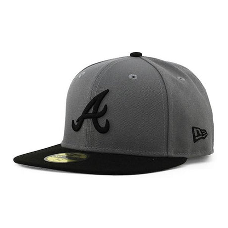 ニューエラ キャップ 59FIFTY アトランタ ブレーブス MLB 2T TEAM BASIC FITTED CAP GREY