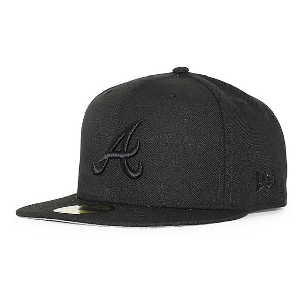 ニューエラ キャップ 59FIFTY アトランタ ブレーブス MLB BLACKOUT FITTED CAP