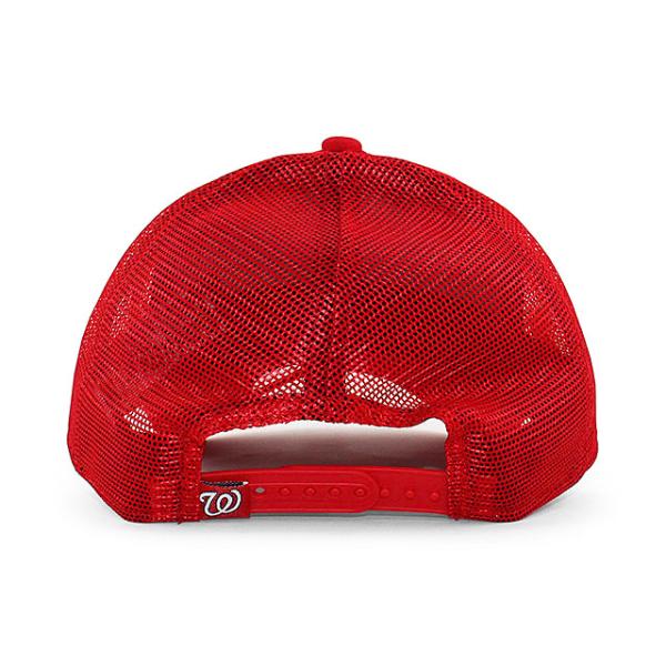 ニューエラ メッシュキャップ 9FORTY ワシントン ナショナルズ MLB TRUCKER MESH CAP RED