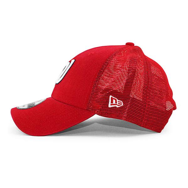 ニューエラ メッシュキャップ 9FORTY ワシントン ナショナルズ MLB TRUCKER MESH CAP RED