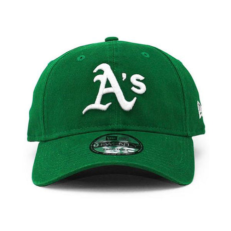 ニューエラ キャップ 9TWENTY ストラップバック オークランド アスレチックス MLB ALTERNATE CORE CLASSIC STRAPBACK CAP GREEN NEW ERA OAKLAND ATHLETICS