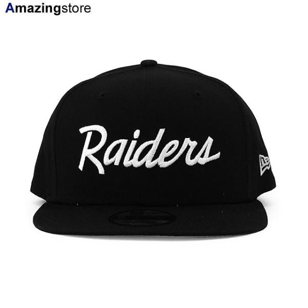 ニューエラ キャップ 9FIFTY ラスベガス レイダース NFL TEAM SCRIPT SNAPBACK CAP BLACK