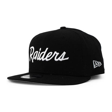 ニューエラ キャップ 9FIFTY ラスベガス レイダース NFL TEAM SCRIPT SNAPBACK CAP BLACK