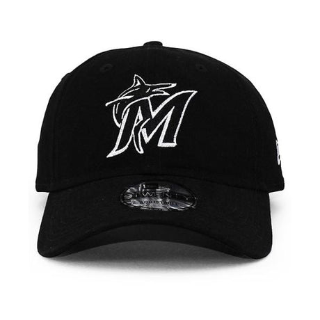 ニューエラ キャップ 9TWENTY マイアミ マーリンズ  MLB CORE CLASSIC CAP BLACK-BLACK  NEW ERA MIAMI MARLINS