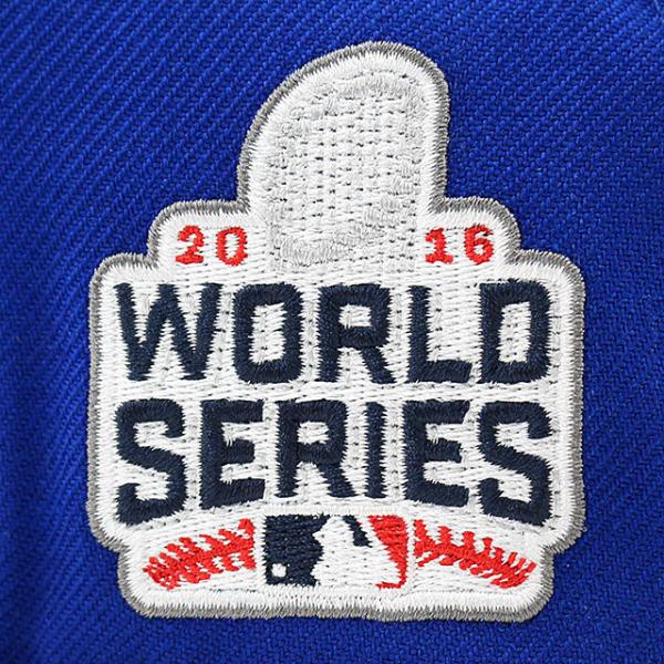 ニューエラ キャップ 59FIFTY シカゴ カブス MLB 2016 WORLD SERIES GAME FITTED CAP BLUE