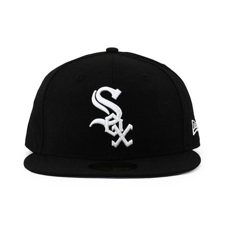 ニューエラ キャップ 59FIFTY シカゴ ホワイトソックス MLB WOOL GREY BOTTOM FITTED CAP BLACK NEW ERA CHICAGO WHITE SOX