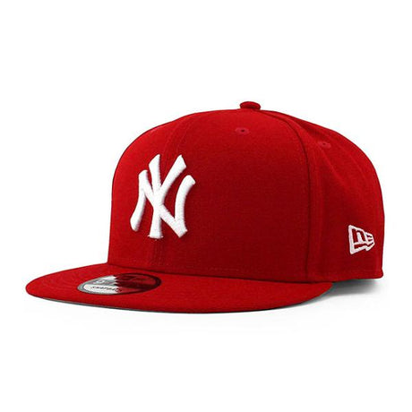 ニューエラ キャップ 9FIFTY スナップバック ニューヨーク ヤンキース  MLB TEAM-BASIC SNAPBACK CAP RED-WHITE  NEW ERA NEW YORK YANKEES