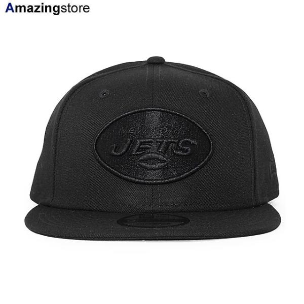 ニューエラ キャップ 9FIFTY ニューヨーク ジェッツ NFL TEAM BASIC SNAPBACK CAP BLACKOUT