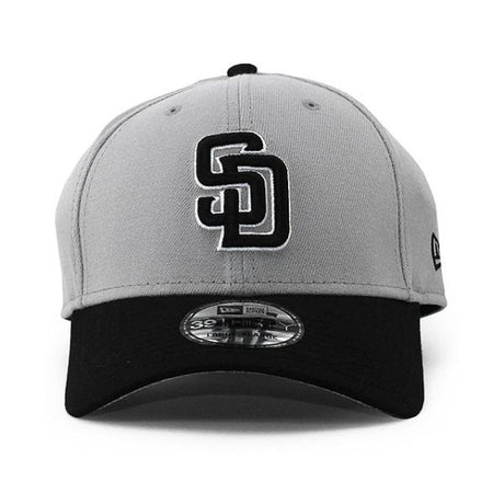 ニューエラ キャップ 39THIRTY サンディエゴ パドレス  MLB TEAM CLASSIC FLEX FIT CAP GREY-BLACK  NEW ERA SAN DIEGO PADRES