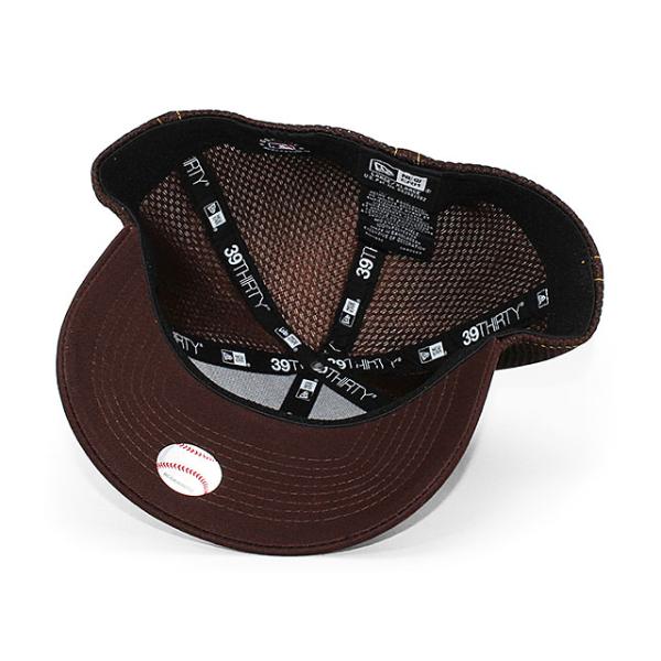 ニューエラ キャップ 39THIRTY サンディエゴ パドレス MLB NEO TEAM FLEX FIT CAP BROWN