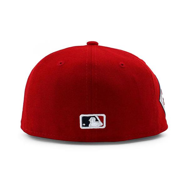 子供用 大谷翔平ア・リーグMVP記念モデル ニューエラ キャップ 59FIFTY ロサンゼルス エンゼルス YOUTH 2021 AL MVP SIDE PATCH FITTED CAP RED