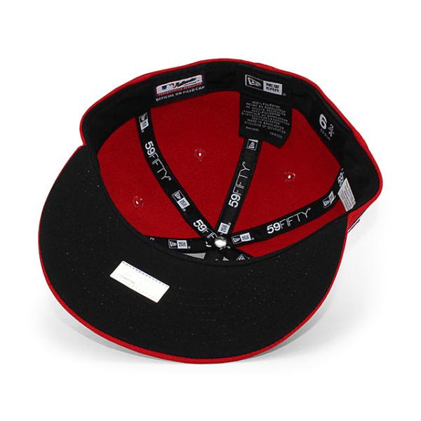 子供用 大谷翔平ア・リーグMVP記念モデル ニューエラ キャップ 59FIFTY ロサンゼルス エンゼルス YOUTH 2021 AL MVP SIDE PATCH FITTED CAP RED