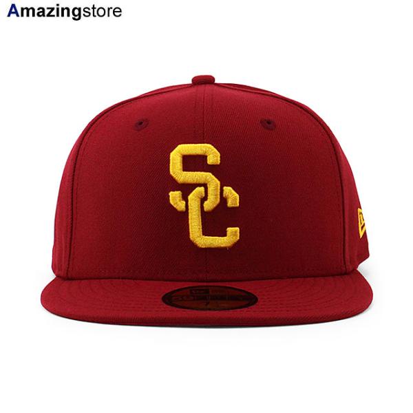 ニューエラ キャップ 59FIFTY サウス カリフォルニア トロージャンズ NCAA TEAM BASIC FITTED CAP CARDINAL